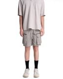  NYLON ZIP SHORTS - GREY 