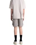  NYLON ZIP SHORTS - GREY 