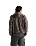  NYLON HALF ZIP JACKET - FLINT 