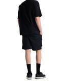  NYLON ZIP SHORTS - BLACK 