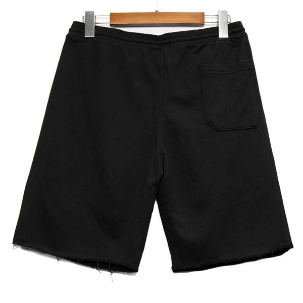  TERRY RAW SHORTS - BLACK WAVE 