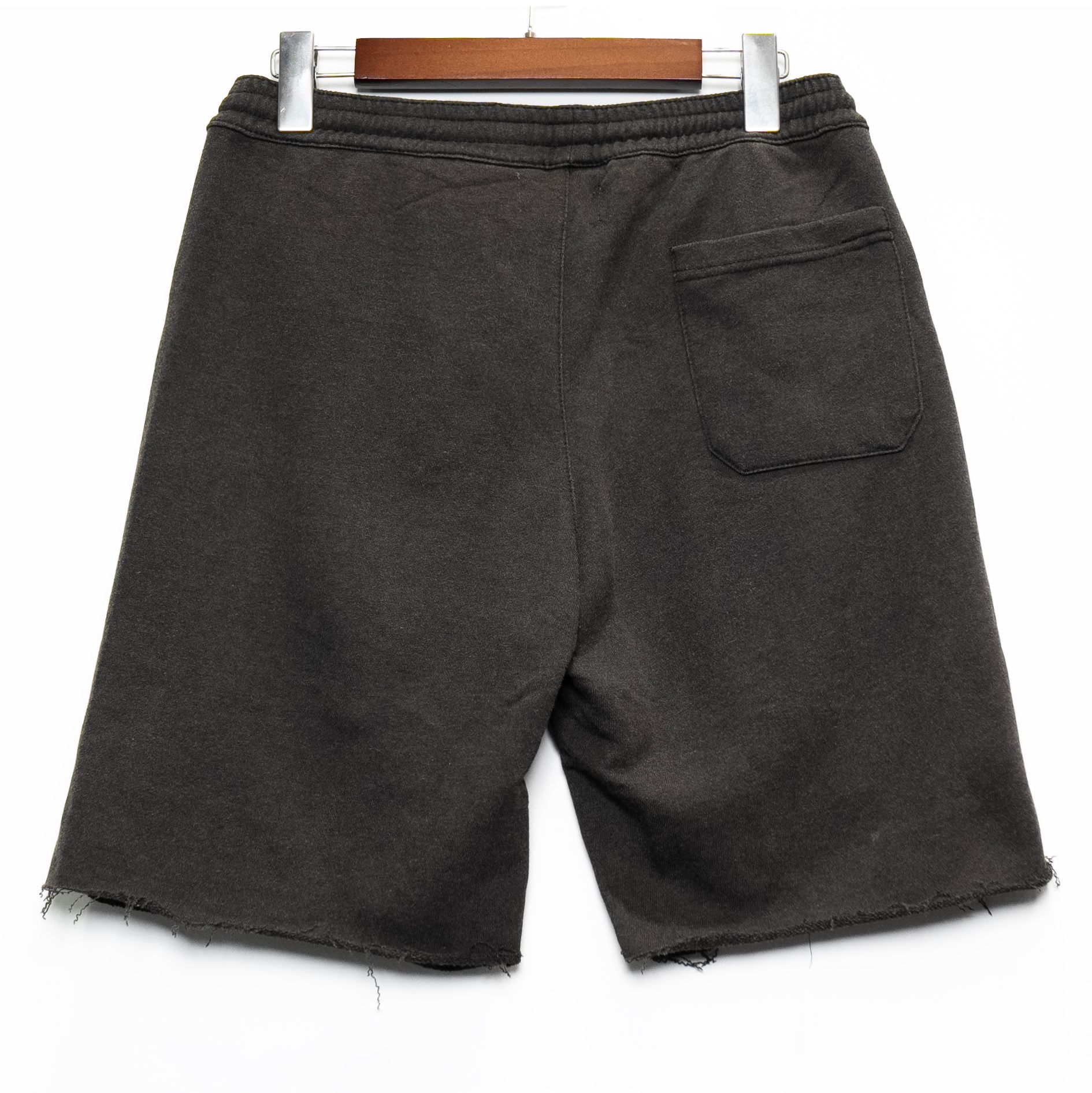  TERRY RAW SHORTS - BLACK VEINSTONE 