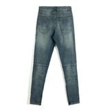  SLIM-SKINNY ZIPPER JEAN - INDIGO 