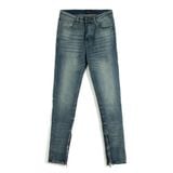  SLIM-SKINNY ZIPPER JEAN - INDIGO 