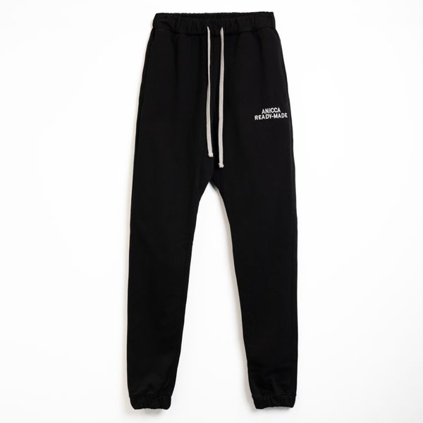  GUSSETED SWEATPANTS - BLACK 