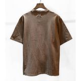  SPLIT POCKET T-SHIRT - DARK TAN 