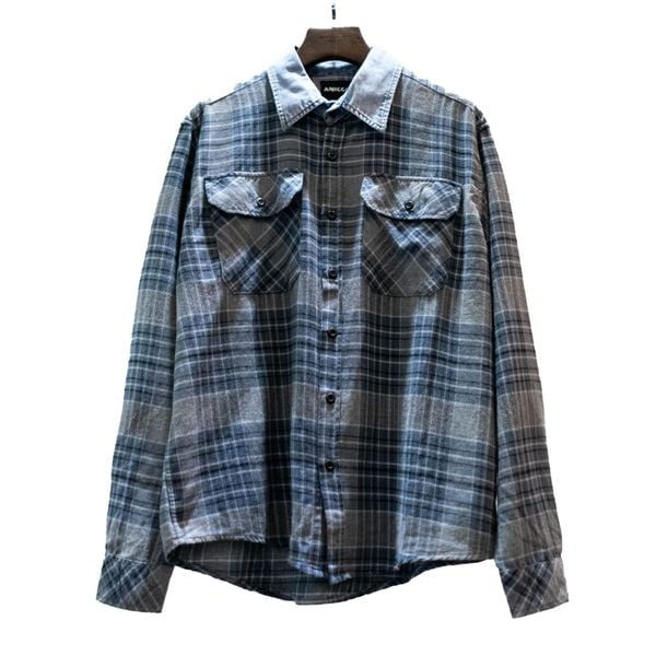  DENIM COLLAR SHIRT - GULL GREY 