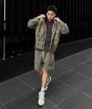  GUSSETED SHORTS - FUSCOUS GRAY 