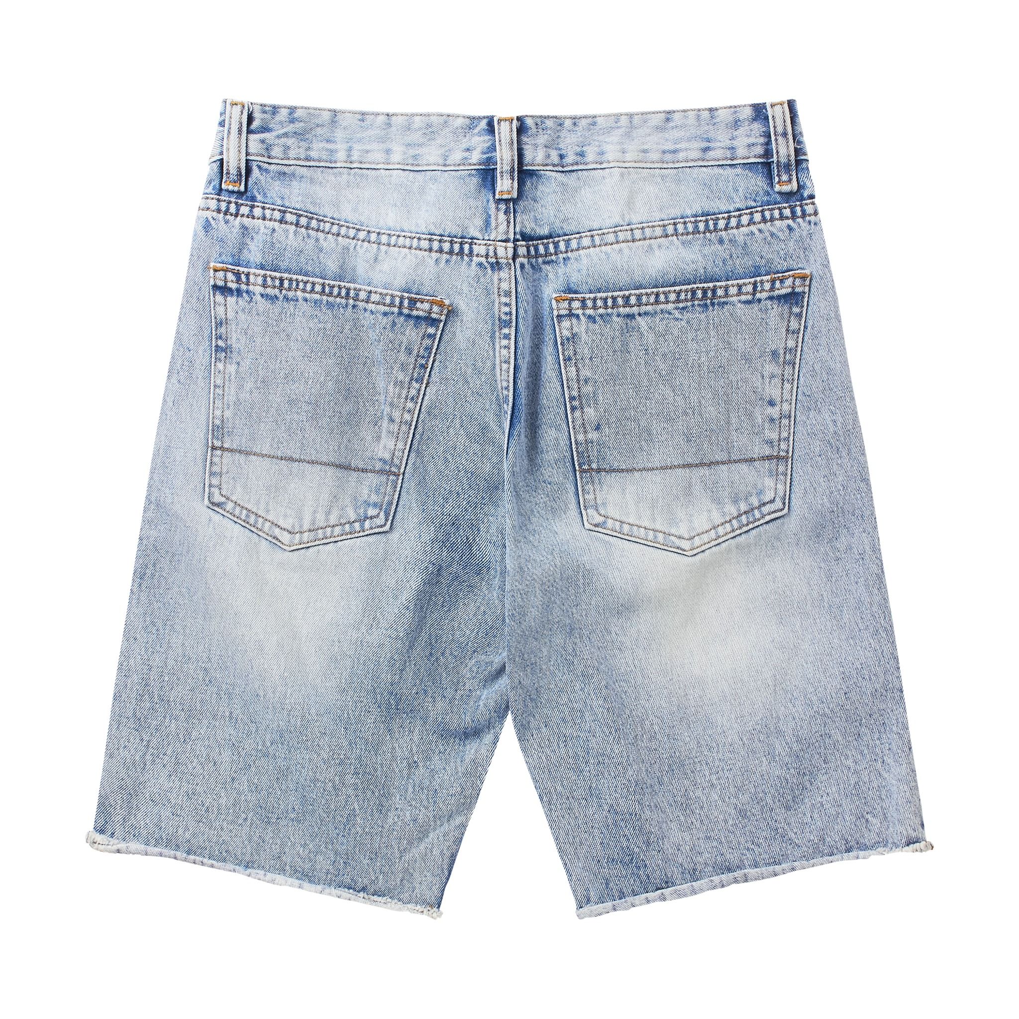  DENIM SHORTS - LIGHT INDIGO 