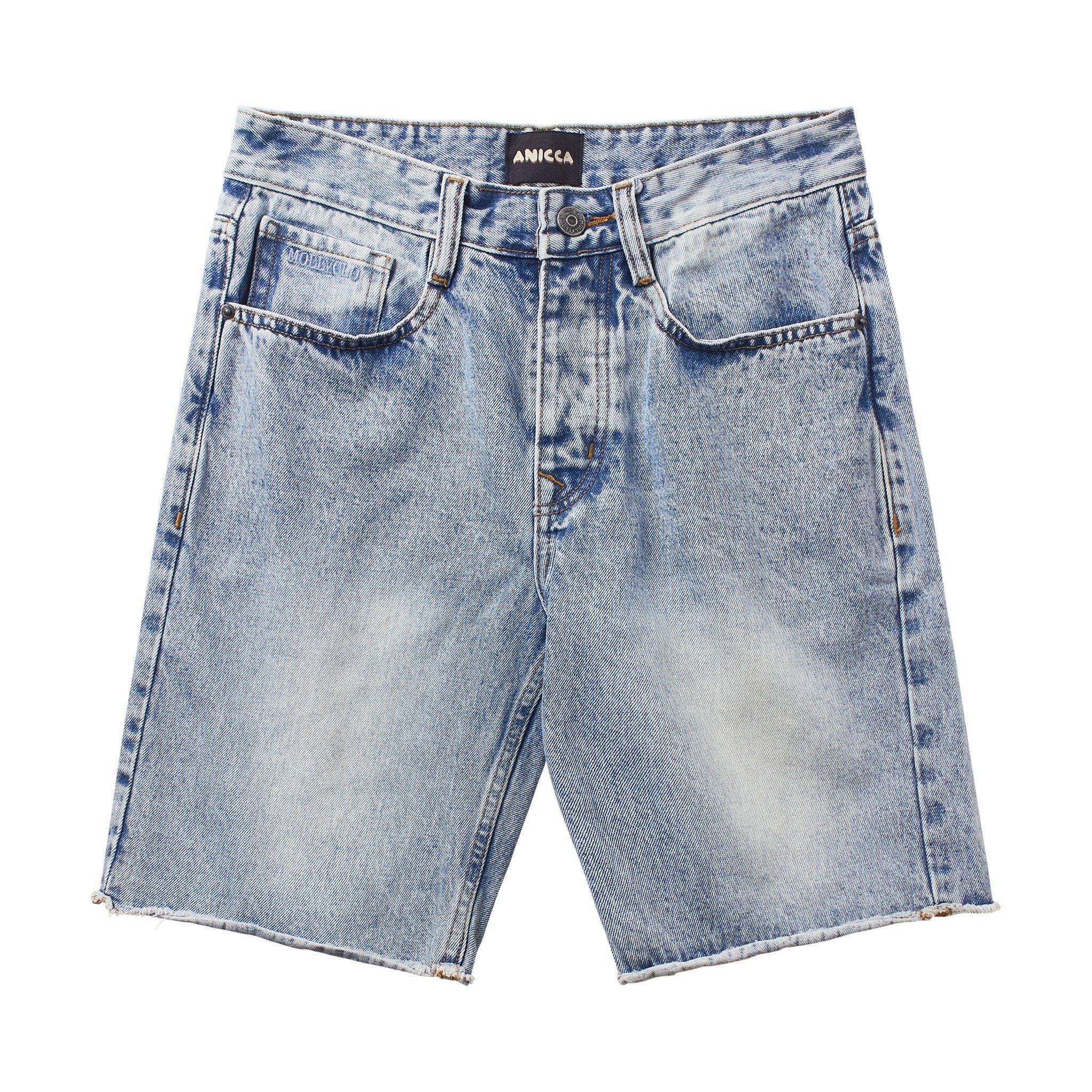  DENIM SHORTS - LIGHT INDIGO 