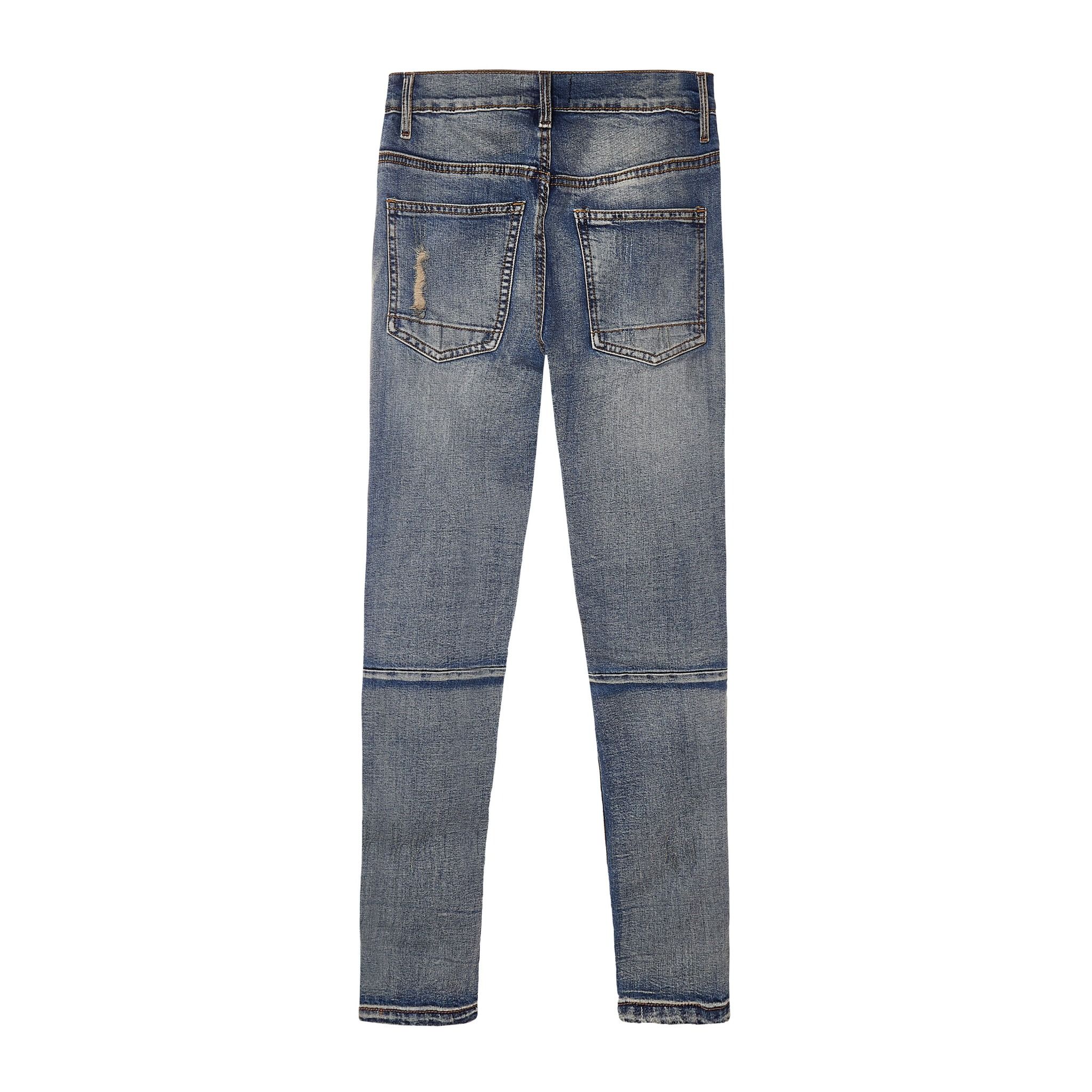  SLIM-SKINNY JEAN - DIRT INDIGO CANVAS REBUILT 