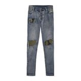  SLIM-SKINNY JEAN - DIRT INDIGO CANVAS REBUILT 