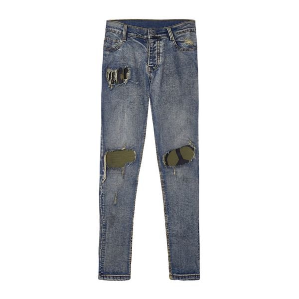  SLIM-SKINNY JEAN - DIRT INDIGO CANVAS REBUILT 