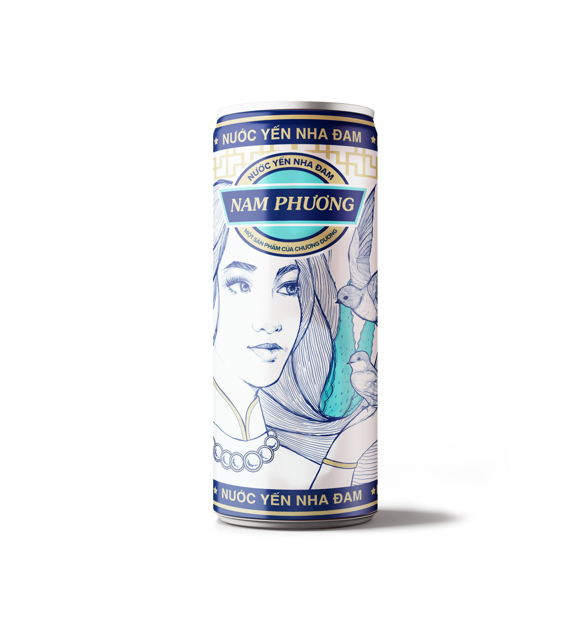  Nước Yến Nha Đam Nam Phương lon 330 mL 