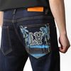  Quần Jean Nam Cao Cấp VUITTON HỌA TIẾT TÚI NÚT NGỌC TRAI Form SlimFit Mềm Mịn Siêu Co Giãn Hàng Xuất Xịn Có Big Size 