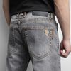 Quần Jean Nam BUR Slimfit Hàng Chuẩn – Có Big Size | Màu Xám Muối Tiêu & Đen Muối Tiêu 
