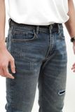  Quần Jean Nam ZARA JZR003 WAS RÁCH GỐI Màu Xanh Bụi Hiếm Xịn Form SlimFit Mềm Mịn Co Giãn Hàng Xuất Xịn Có Big Size 