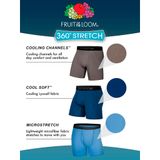  Quần Lót (Sịp) Nam BOXER FRUIT Of The LOOM Mỹ Đùi có cửa vải thun cotton Mát Nhiều Màu Họa Tiết Chính Hãng USA 