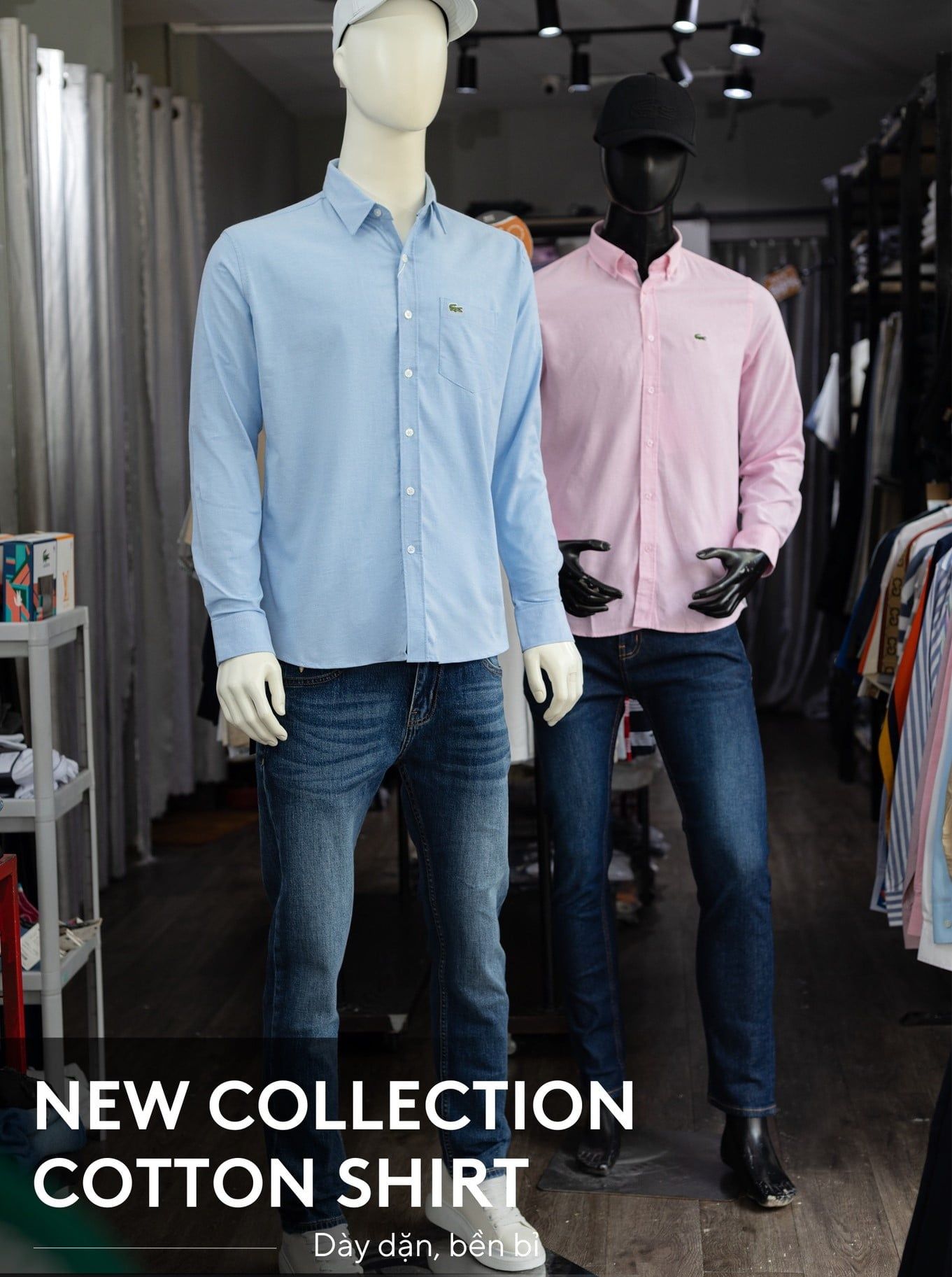  Áo sơ mi Nam dài tay LCST KHÔNG TÚI Vải OXFORD CHỐNG NHĂN Ko Cần Ủi Form SlimFit cổ cài khuy Hàng Xuất Xịn Chuẩn Hãng 