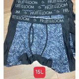  Quần Lót (Sịp) Nam BOXER FRUIT Of The LOOM Mỹ Đùi có cửa vải thun cotton Mát Nhiều Màu Họa Tiết Chính Hãng USA 