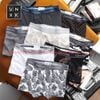 Hộp Pack 3 quần lót nam Boxer  Họa Tiết Chữ có 4 màu co giãn, thoáng khí, vải cotton cao cấp xuất xịn chính hãng