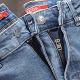  Quần Short Jean XANH BẠC nam LACOSTE XANH xịn logo cá sấu thêu 2 túi trước 2 túi sau CÓ BIG SIZE 