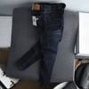 Quần Jean Nam LCST MÀU NAVY Was CX025 Lót Viền Ống Form SlimFit Mềm Mịn Co Giãn Hàng Xuất Xịn Có Big Size