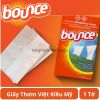 Giấy thơm quần áo và mềm vải BOUNCE Outdoor Fresh của Mỹ 1 tờ