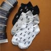 1 Đôi Vớ nam nữ Ngắn Họa Tiết Mỏ Neo Tommy Hilifiger Êm Mềm Mịn Mát
