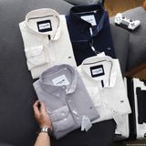  Áo sơ mi Nam Đũi dài tay Không Túi LACOSTE PHỐI VIỀN KO CẦN ỦI, CHỐNG NHĂN Vải ĐŨI LINEN hàng xịn chính hãng CÓ BIG SIZE 