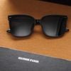 Mắt kính râm giới tính Chữ V GENTLEMONSTER Sal black color tròng kính Polarized phân cực chống tia hồng ngoại UV400