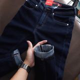  Quần Jean Nam LACOSTE MÀU NAVY Lót Viền Ống Form SlimFit Mềm Mịn Co Giãn Hàng Xuất Xịn Có Big Size 36 