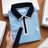 Áo Thun Nam Polo LCST Phối Cổ France Hàng Xuất Xịn - vải dày mềm mại cao cấp dáng dài nhẹ mát Có Big Size