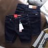 Quần Short Jean XANH NAVY nam LACOSTE XANH NAVY xịn logo cá sấu thêu 2 túi trước 2 túi sau CÓ BIG SIZE