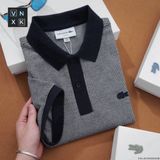  Áo Polo Nam LACOSTE Phối Cổ France Cao Cấp hàng xuất vnxk cực xịn - vải dày mềm mại cao cấp dáng dài nhẹ mát CÓ BIG SIZE 