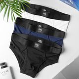 [Mới] Hộp 3 Quần Lót (Sịp) Nam TAM GIÁC ZARA Có Cửa Vải Lụa Mát 4 Chiều Cực Mịn hàng xuất xịn cam kết chính hãng 