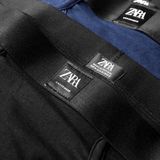  [Mới] Hộp 3 Quần Lót (Sịp) Nam TAM GIÁC ZARA Có Cửa Vải Lụa Mát 4 Chiều Cực Mịn hàng xuất xịn cam kết chính hãng 