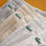  Quần Dài Đũi Nam LACOSTE LINEN Cạp Chun ,Dây Rút ,Khuy Cài Chất Mát ,Mặc Nhẹ Như Không Hàng Xịn Chính Hãng Có Big Size 