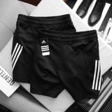  QUẦN SHORT THỂ THAO ADIDAS 4 Màu dây rút vải thun 2 da 3 túi khóa cạp chun , hàng xuất xịn 