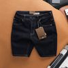 Quần Short Jean Nam XANH ĐEN NAVY BURBERRY xịn logo TAG DA Thật, Khuy Nút Titan Hàng Xuất Xịn Cao Cấp Có Big Size