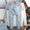 Quần Jean Nam LCST LIVE CX028 Màu Xanh Trắng Form SlimFit Mềm Mịn Co Giãn Hàng Xuất Xịn Có Big Size