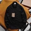  Áo sơ mi tay dài Không Túi Trẻ Trung BURBERRY 3 MÀU siêu sang Khuy Nút khắc Full Pack 