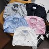 Áo sơ mi nam ngắn tay KHÔNG TÚI LCST cổ cài khuy vải OXFORD có túi 4 màu Full Tem Tag Code Hàng Cao Cấp Cực Xịn
