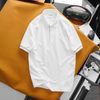  Áo Thun Nam Slimfit POLO SHIRT BASIC LCST TRƠN khuy khắc Logo thêu dáng dài 6 màu hàng xuất xịn Hàng Hiệu Có Big Size 