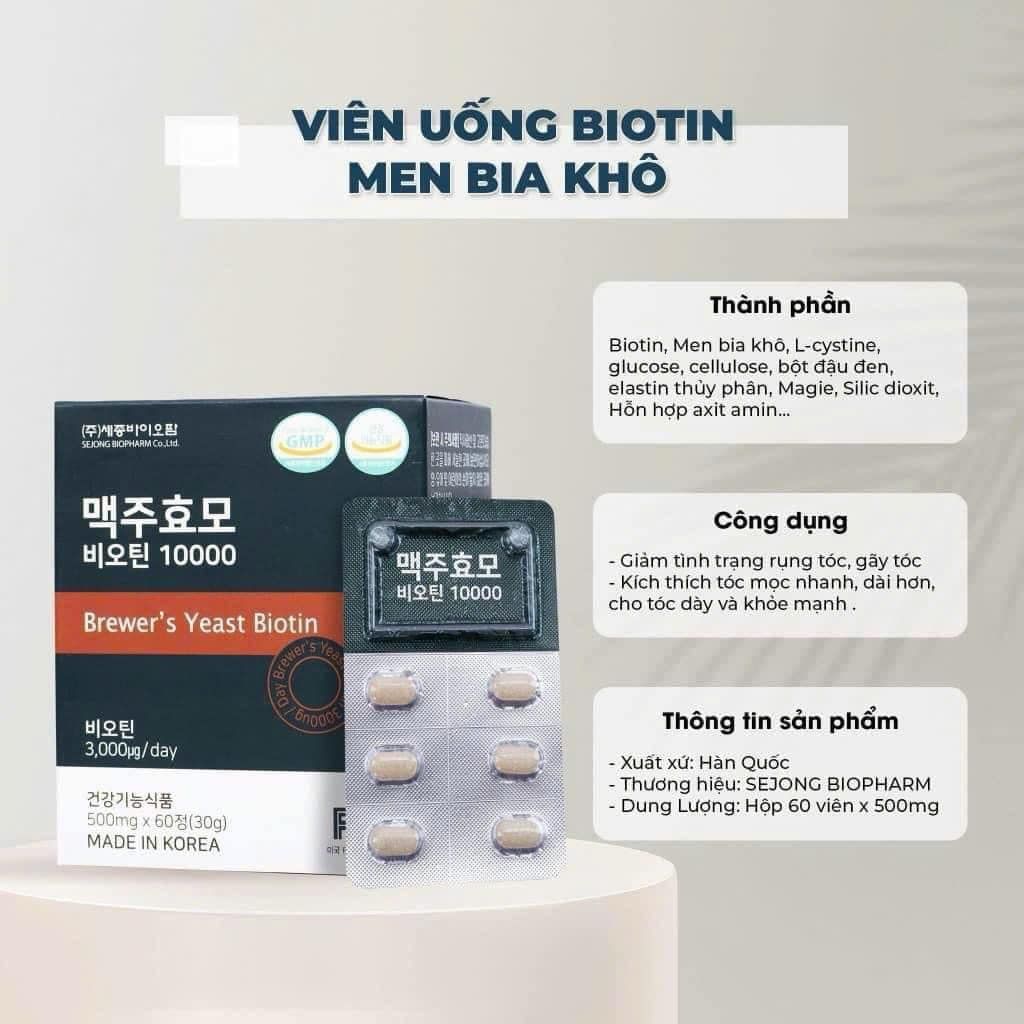 Viên m.ọc tóc men bia khô Brewer’s HQ - ALISA