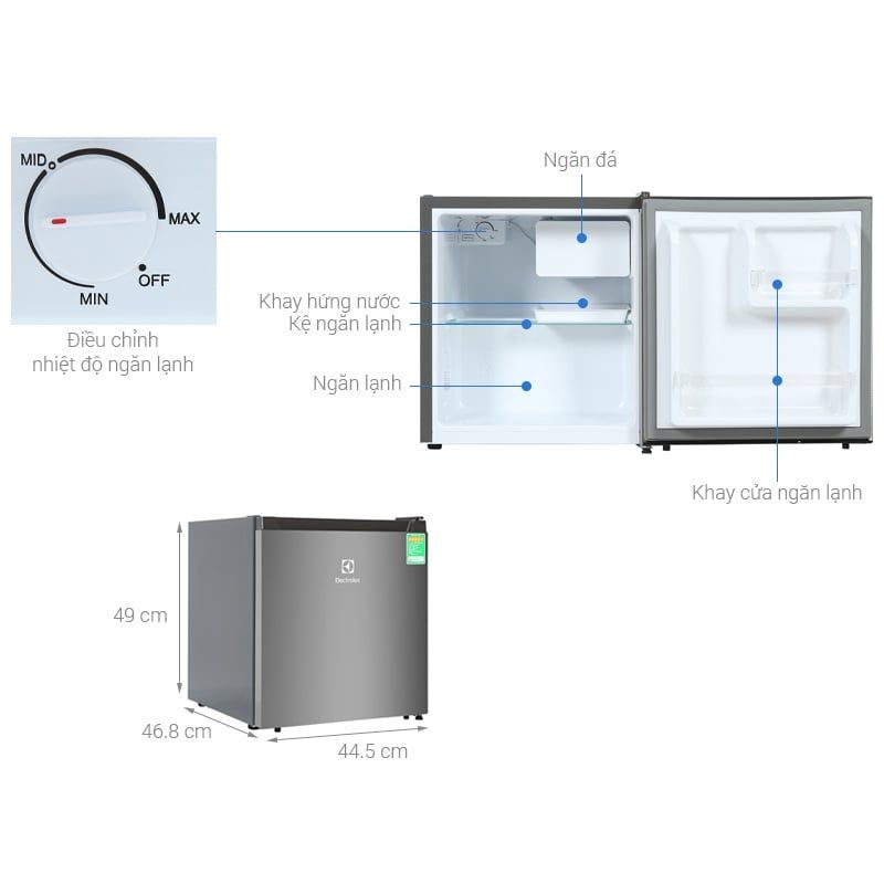 Tủ lạnh Electrolux 45L EUM0500AD-VN