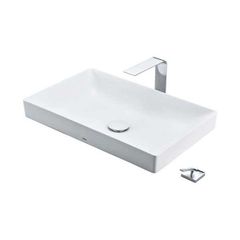 Chậu rửa mặt đặt bàn TOTO Linear Ceram LT4716G19