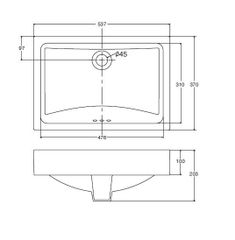 Lavabo đặt bàn LADENA KOHLER K-9220T-0
