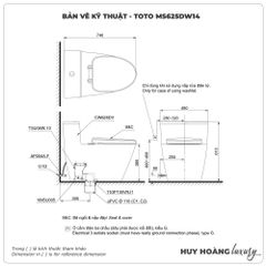 Bồn cầu thông minh TOTO MS625DW14
