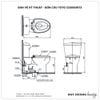 Bồn cầu TOTO 2 khối CS300DRT3 (Nắp TC385VS)